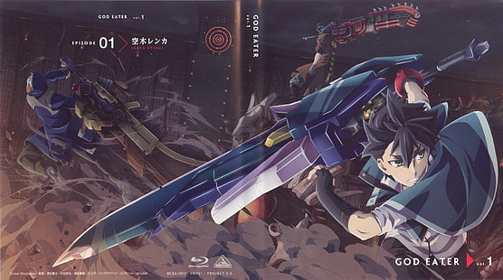 Anime, God Eater, Soma Schicksal, Utsugi Lenka, HD wallpaper HD wallpaper