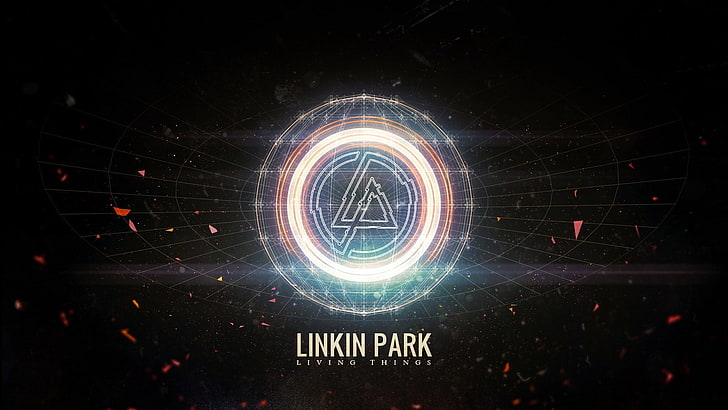 Linkin Park band illustrtion, Linkin Park, logo, HD wallpaper