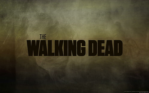 The Walking Dead Logo ، ملصق The Walking Dead ، مسلسلات ، فيلم ، مشي ، ميت ، تلفزيون، خلفية HD HD wallpaper