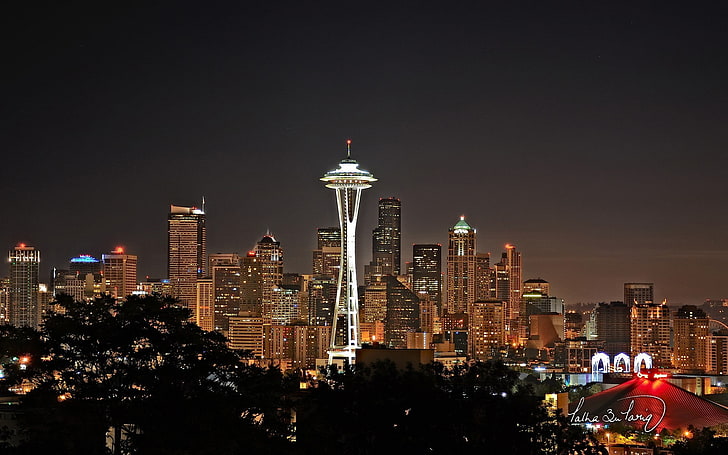 Seattle, city, HD wallpaper
