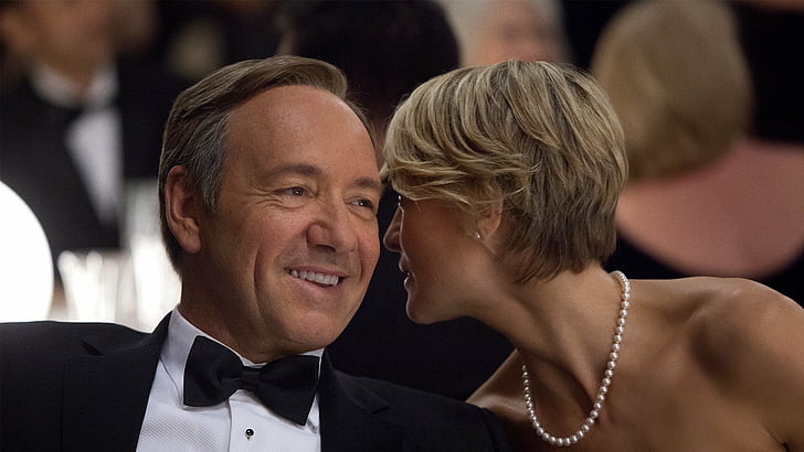TV-show, House of Cards, Kevin Spacey, Robin Wright, HD tapet
