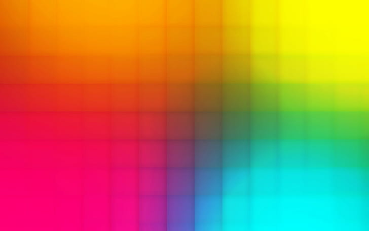 Squares, Background, Multi-colored, Bright, Diced, HD wallpaper
