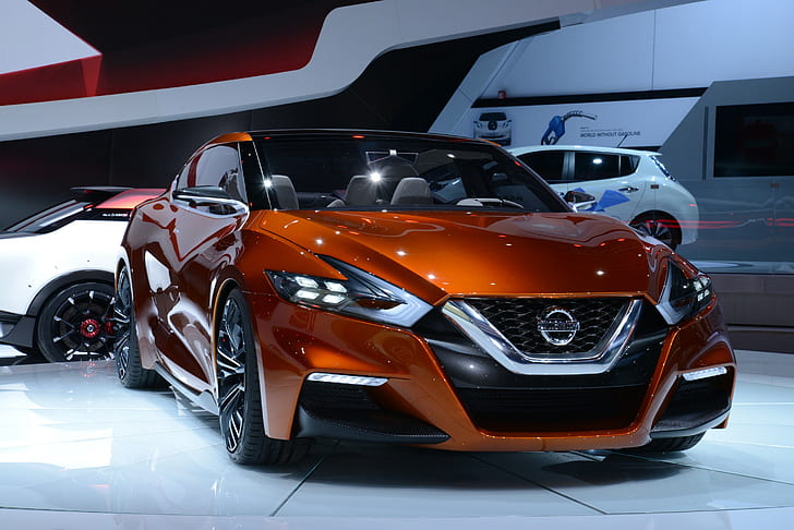 Nissan, Sport, Sedan, Concept, Detroit, 2014, HD wallpaper