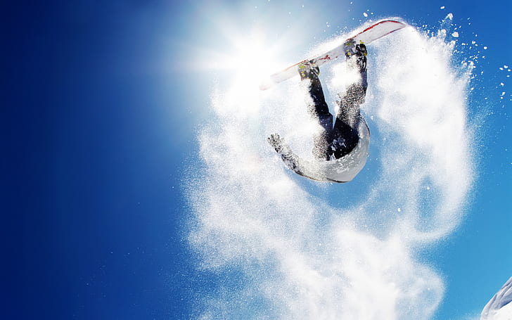 Extrem snowboard, vintersport, extrem sport, snowboard, HD tapet