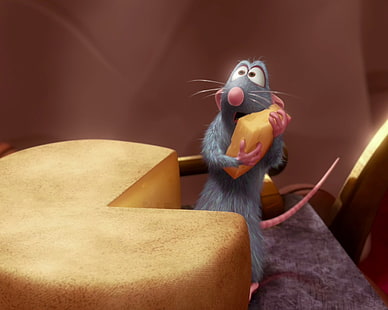 Ratatouille, dessin animé, Ratatouille, souris, fromage, Fond d'écran HD HD wallpaper