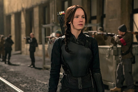 Jeniffer Lawrence, Jennifer Lawrence, Katniss Everdeen, The hunger games: mockingjay, The Hunger Games: Mockingjay - Part-2, HD tapet HD wallpaper