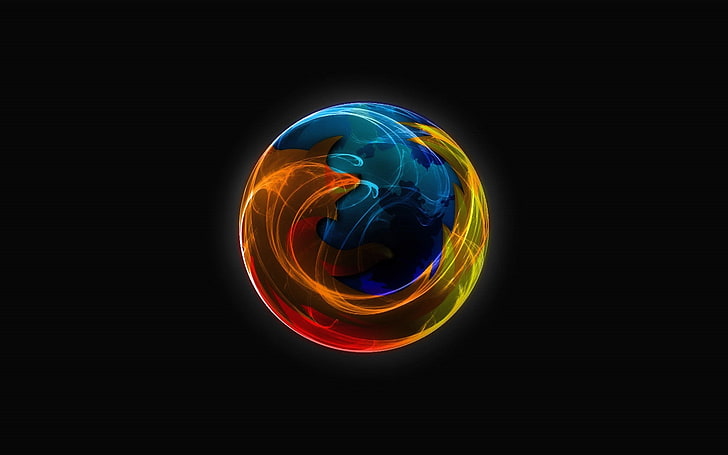 logo, Browser, open source, dark, Mozilla Firefox, fox, HD wallpaper