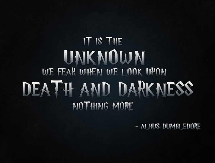 Albus Dumbledore, Harry Potter, quote, Harry Potter and the Half-Blood Prince, HD wallpaper