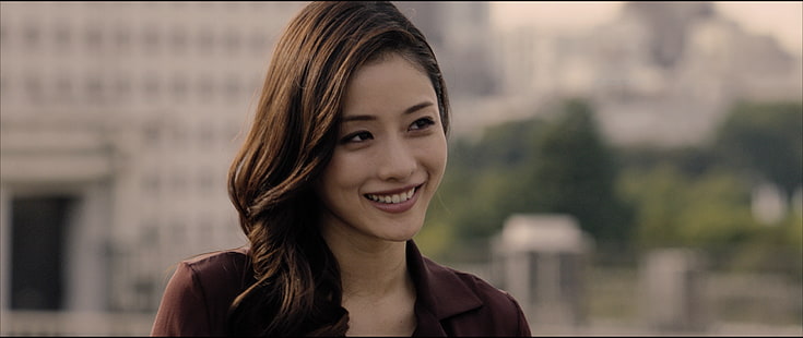 Satomi Ishihara, Shin Godzilla, Asia, selebriti, wanita, wajah, tersenyum, wanita di luar ruangan, Wallpaper HD HD wallpaper