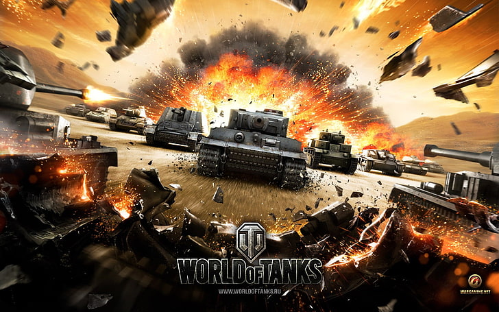 World of Tanks Spiel digitale Tapete, World of Tanks, Panzer, Wargaming, Tiger I, T-28, T-34, Videospiele, HD-Hintergrundbild