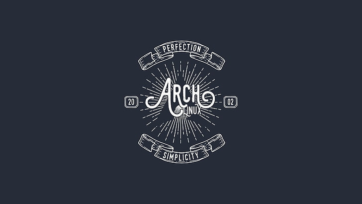 Arch Linux-logotyp, Linux, Arch Linux, HD tapet