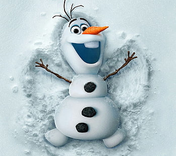 Frozen (movie), Olaf, snowman, HD wallpaper HD wallpaper