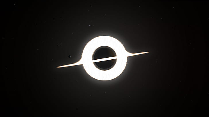 Interstellar (Film), Gargantua, Weltraum, Schwarze Löcher, HD-Hintergrundbild