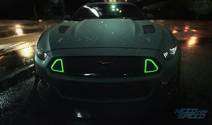 2015フォードマスタングRTR、アニメ、車、スピードの必要性、レーシング、ビデオゲーム、 HDデスクトップの壁紙