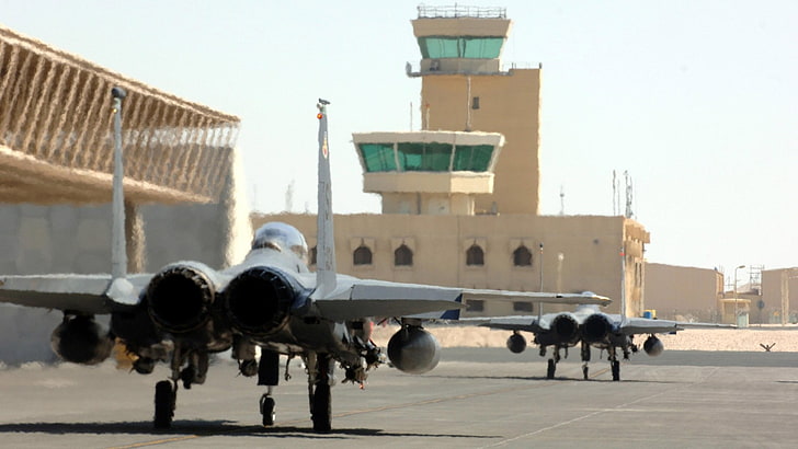 военный самолет, самолет, небо, самолеты, F15 Eagle, военный, самолет, HD обои