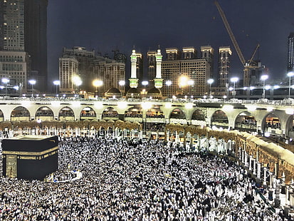 holy, kaaba, mecca, mosque, pilgrimage, HD wallpaper HD wallpaper