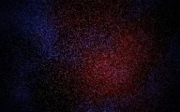 rosso, blu, quadrato, pixel art, trama, trama, arte digitale, Sfondo HD