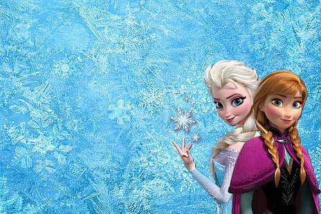Disney Frozen wallpaper, Film, Beku, Anna (Beku), Elsa (Beku), Beku (Film), Wallpaper HD HD wallpaper