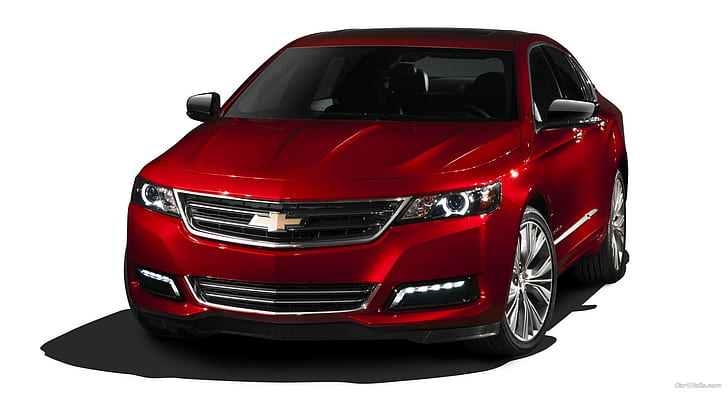 Chevrolet Impala, red cars, Chevrolet, car, HD wallpaper