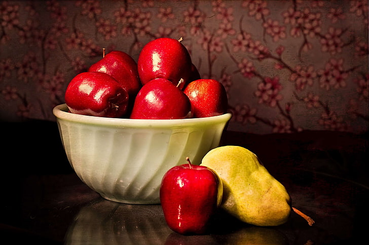 apples, food, fruitful, fruitiful, fruity, healthy, snack, HD wallpaper