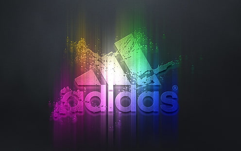 Logo adidas, produkty, Adidas, logo, produkt, Tapety HD HD wallpaper