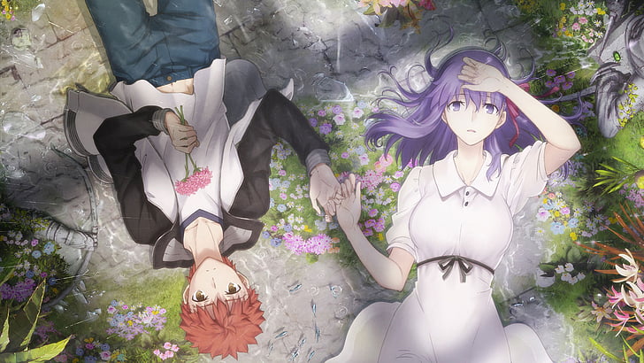 سلسلة القدر ، فيلم Fate / stay Night: Heaven's Feel ، ساكورا ماتو ، شيرو إيميا، خلفية HD