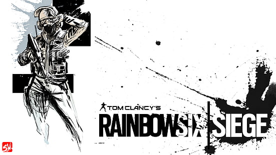 Papel de parede digital de Tom Clancy Rainbow Six Siege, Rainbow Six: Siege, QI, skizzleboots, videogames, HD papel de parede HD wallpaper