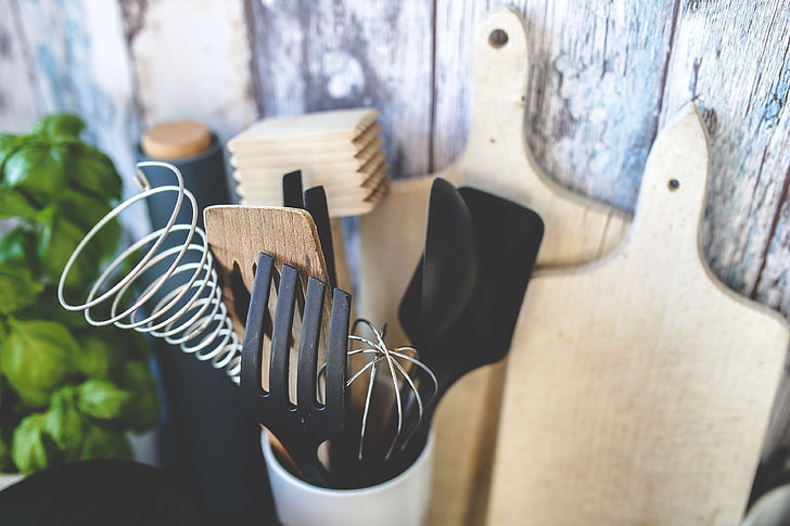 cooking, kitchen utensils, HD wallpaper