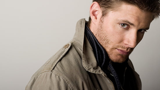 мъжко кафяво яке, Supernatural, Dean Winchester, HD тапет HD wallpaper
