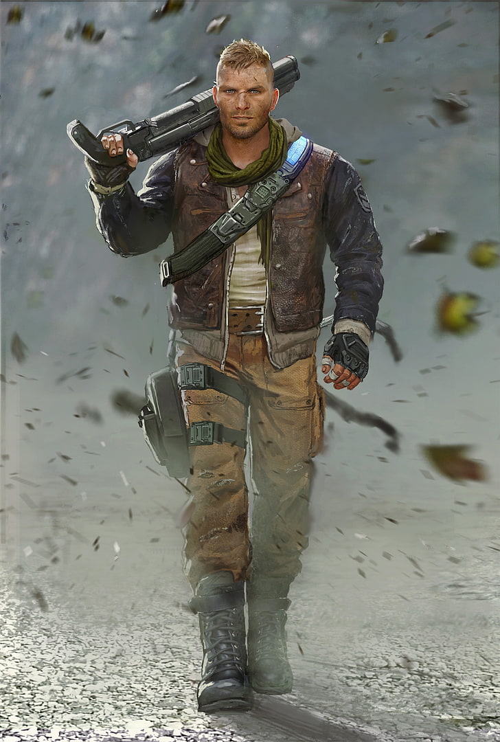 papel de parede digital de personagem de jogo, Gears of War 4, jogos para PC, Gears of War, HD papel de parede, papel de parede de celular