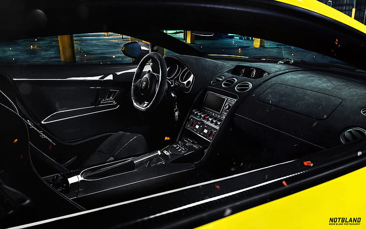 Lamborghini Gallardo Superleggera Interior HD, mobil, lamborghini
