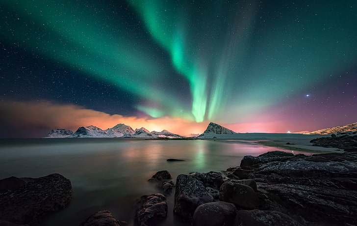 Aurora boreale, Sfondo HD