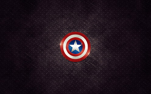 キャプテンアメリカのロゴ、キャプテンアメリカ、 HDデスクトップの壁紙 HD wallpaper
