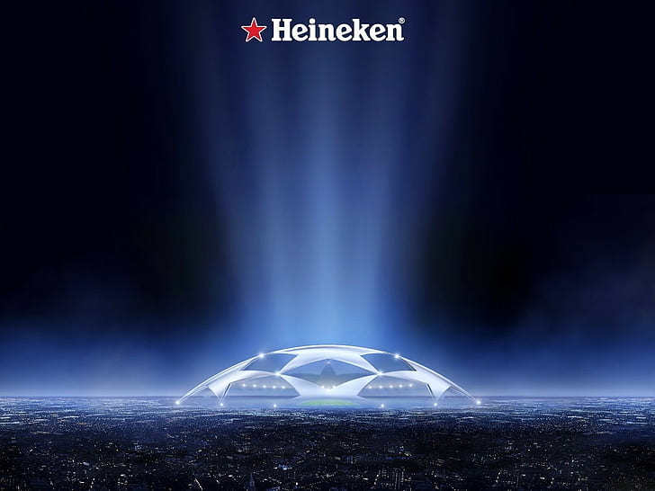 Liga de Campeones, Heineken, fútbol, ​​estrellas, UEFA, Fondo de pantalla HD