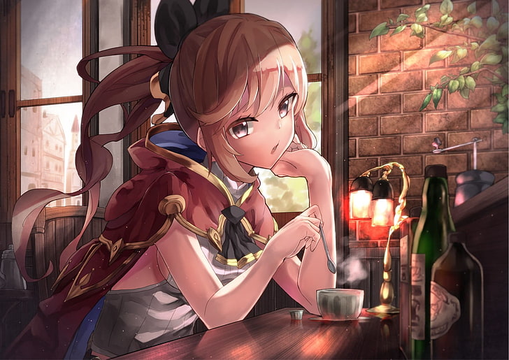 Anime, Anime Girls, Bar, Clarisse (Granblue Fantasy), Granblue Fantasy, HD-Hintergrundbild