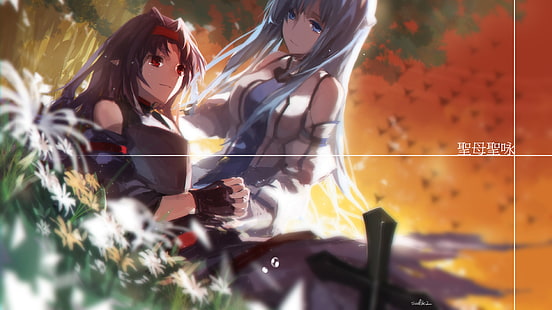 Anime Girls, Schwertkunst Online, Yuuki Asuna, Konno Yuuki, swd3e2, HD-Hintergrundbild HD wallpaper