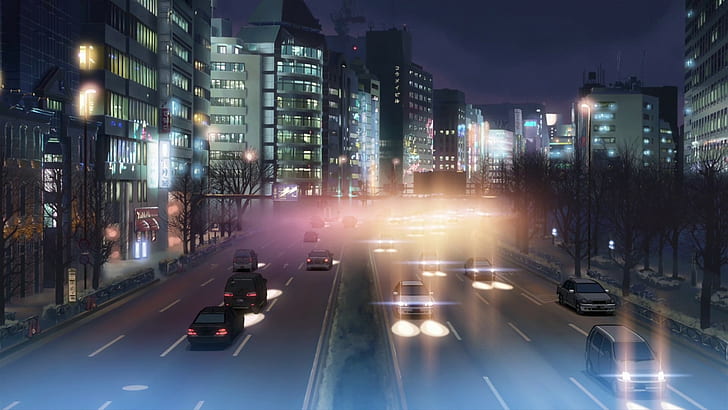 Makoto Shinkai, anime, 5 centimètres par seconde, Fond d'écran HD