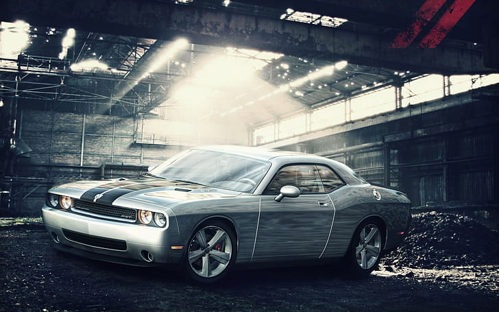 Dodge Challenger SRT Sunlight HD, carros, luz do sol, esquivar, challenger, srt, HD papel de parede