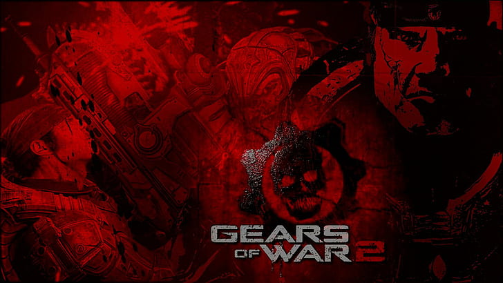 Gears of War 2ゲーム、ゲーム、ギア、ゲーム、 HDデスクトップの壁紙
