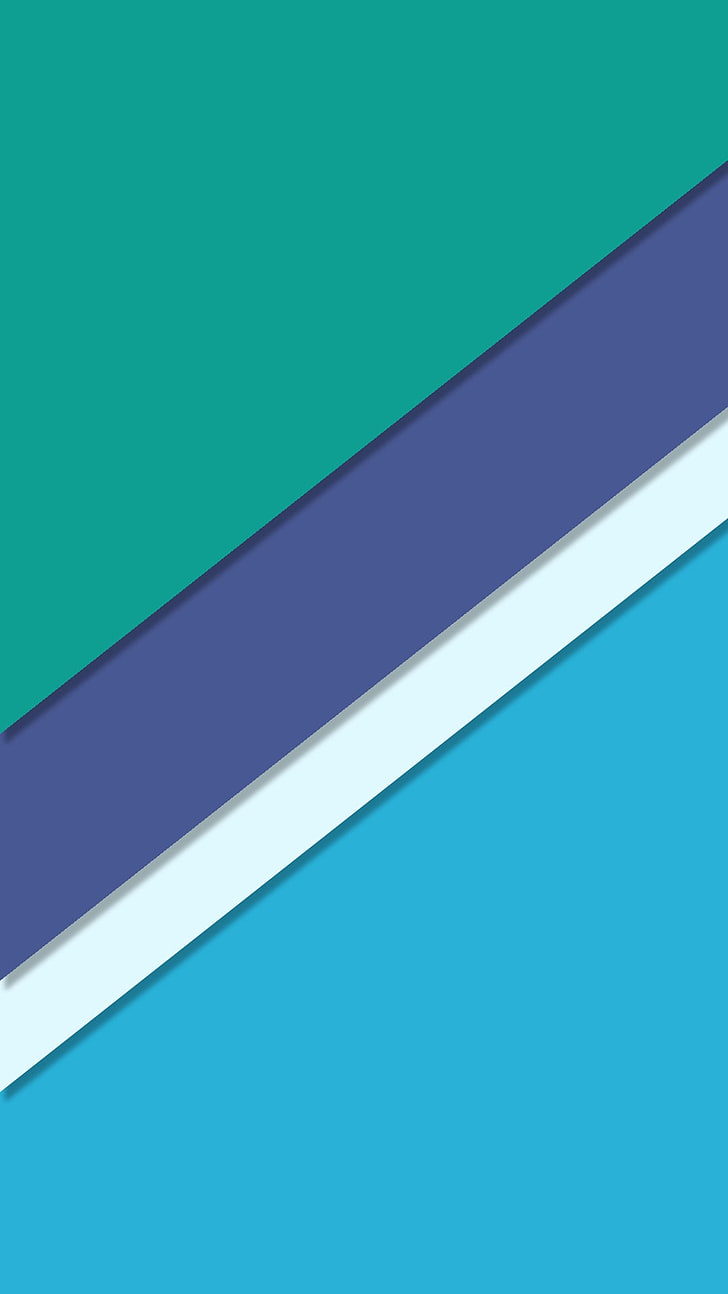 grüne und blaue Tapete, ohne Titel, materieller Stil, Android L, digitale Kunst, Muster, Minimalismus, HD-Hintergrundbild, Handy-Hintergrundbild