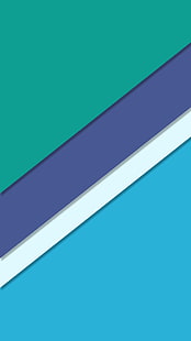 grüne und blaue Tapete, ohne Titel, materieller Stil, Android L, digitale Kunst, Muster, Minimalismus, HD-Hintergrundbild HD wallpaper