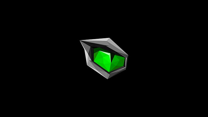 Чудовище (аниме), игрален лаптоп, тулпар, зелени, зелени очи, Gaming Series, Abra, лаптоп, HD тапет
