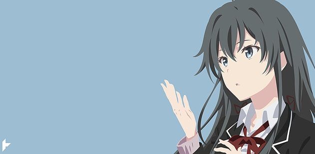 Anime, My Teen Romantic Comedy SNAFU, Yukino Yukinoshita, Sfondo HD HD wallpaper