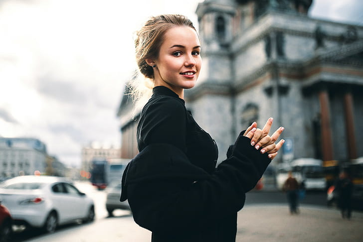 wanita, urban, model, St. Petersburg, Wallpaper HD