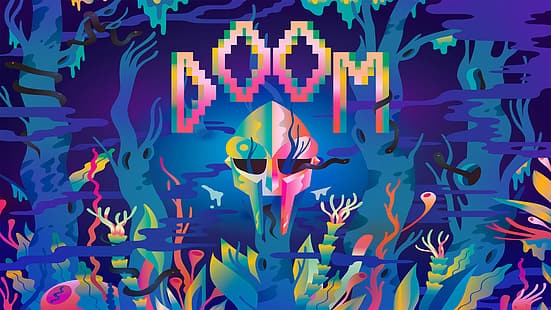 MF DOOM, музыка, иллюстрация, HD обои HD wallpaper
