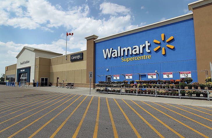 Wal-Mart, Firmeneinzelhändler, Bentonville, Arkansas, Wal-Mart, Firmeneinzelhändler, Bentonville, Arkansas, HD-Hintergrundbild