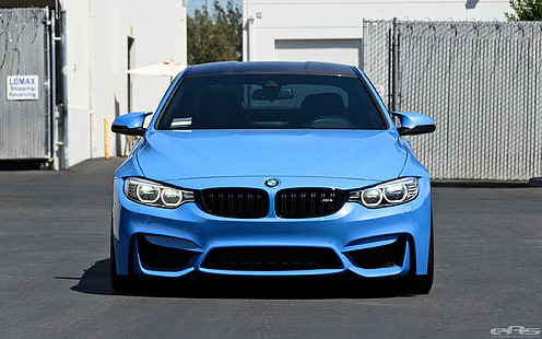 BMW, carro, carros azuis, M4, BMW 4 séries, HD papel de parede HD wallpaper
