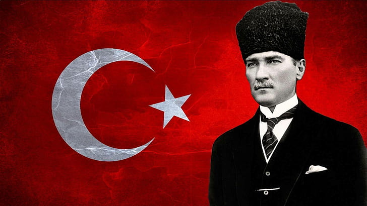 Mustafa Kemal Atatürk, Turkiet, överbefälhavare, HD tapet