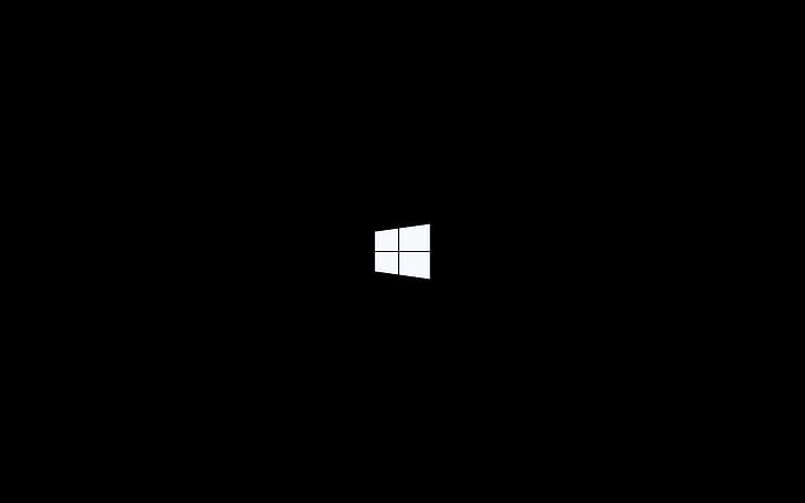 Windows 10, Microsoft Windows, system operacyjny, minimalizm, logo, Tapety HD