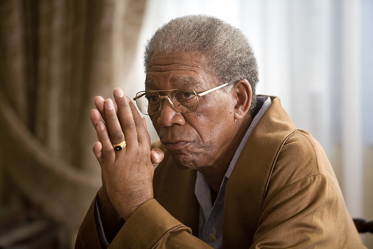 Morgan Freeman, Morgan Freeman, ator, óculos, HD papel de parede